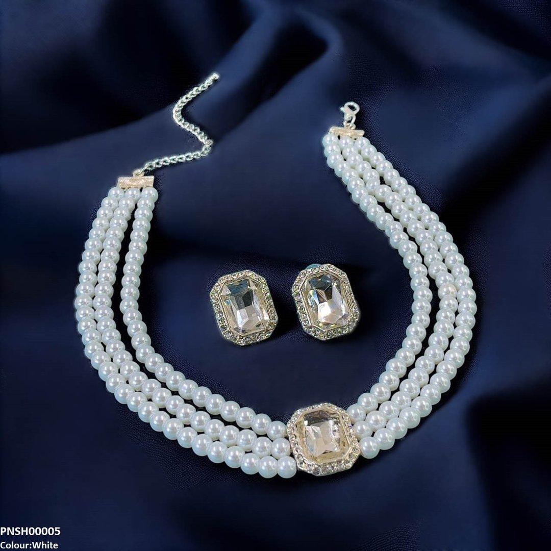 Rectangle Necklace Set