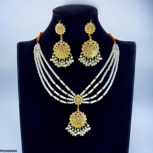 Pearl Drop Necklace Set