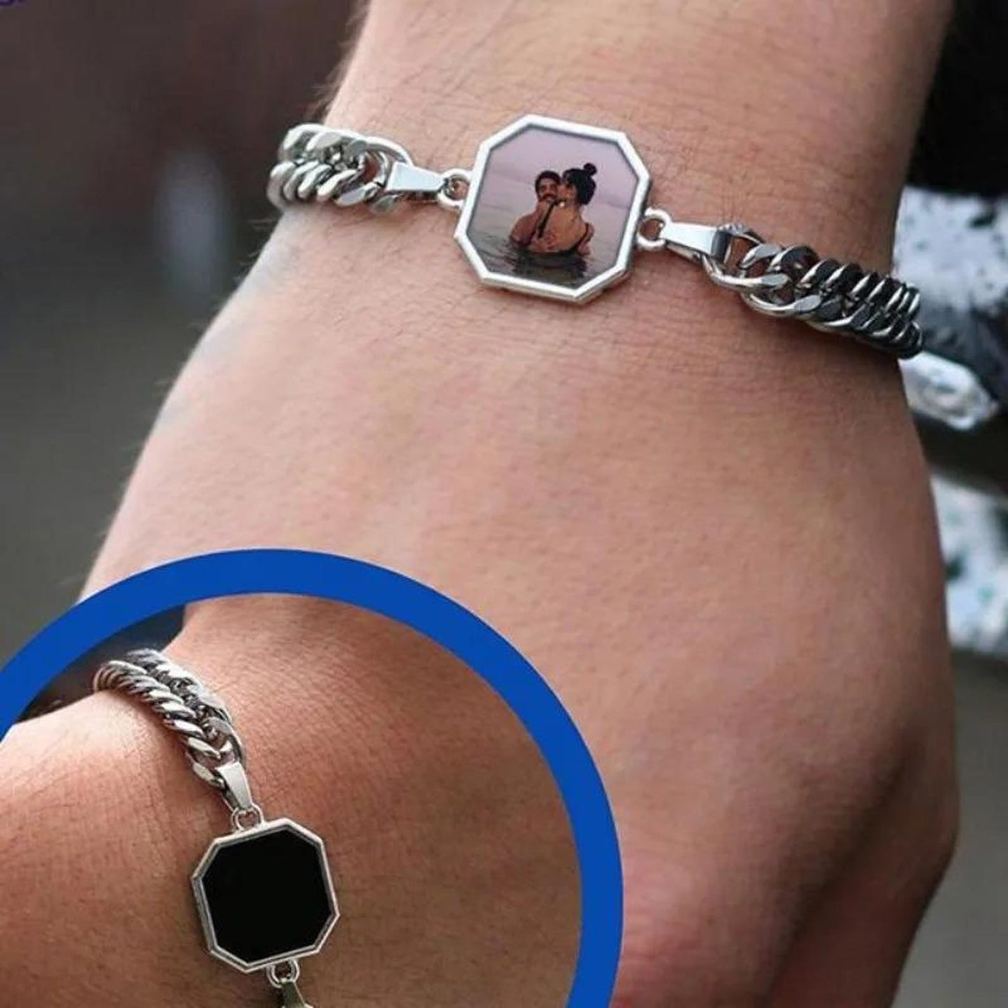 Custom Image Onyx Nekclace / Bracelet