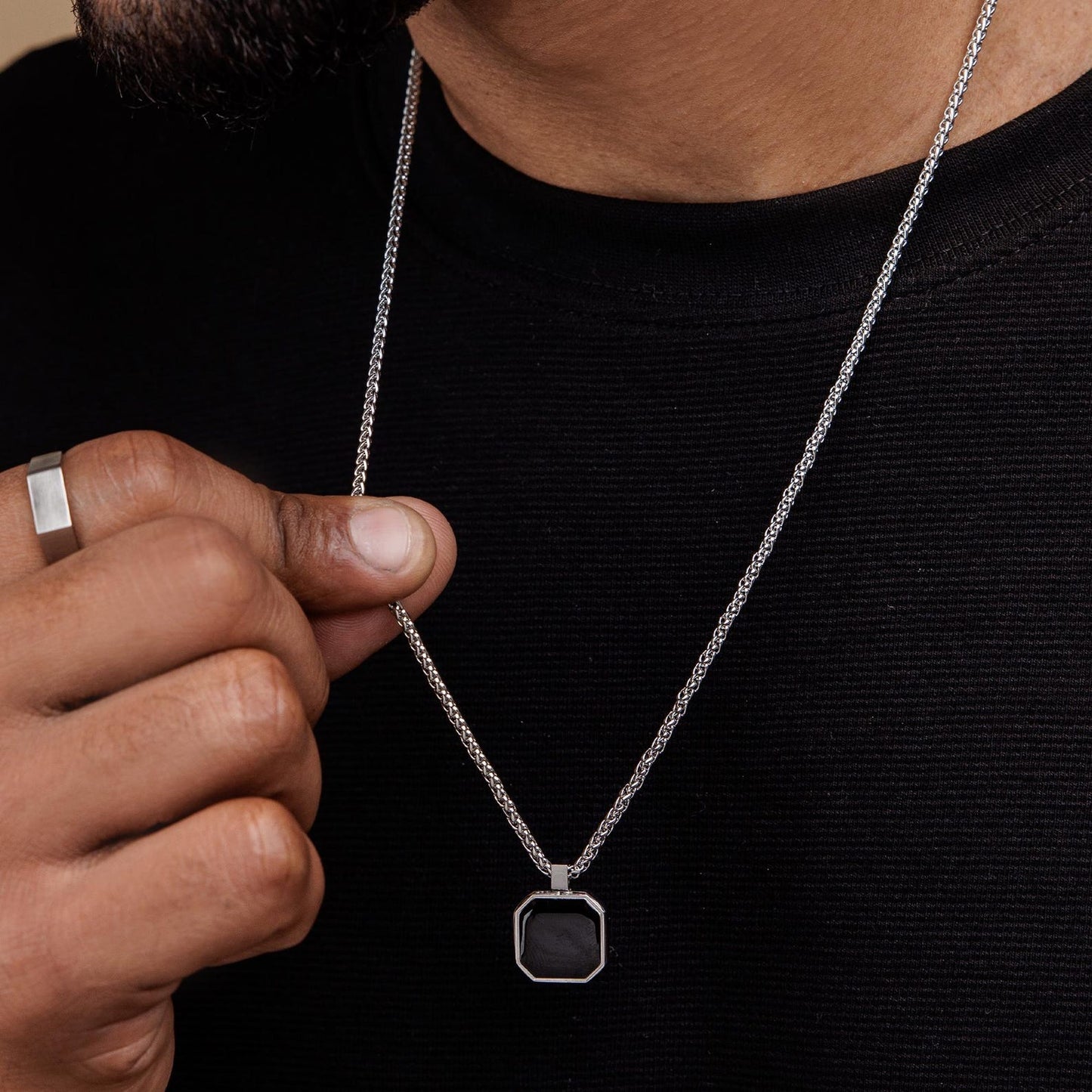 Custom Image Onyx Nekclace / Bracelet